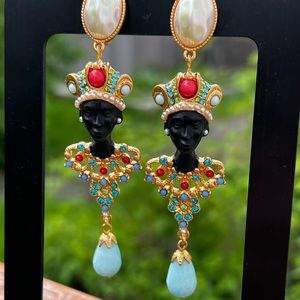 Askew London Blackamoor 🆕 Drop Earrings